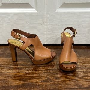 Ralph Lauren Leather Heels